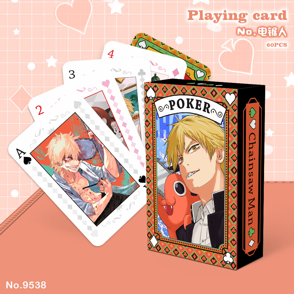 chainsaw man anime poker