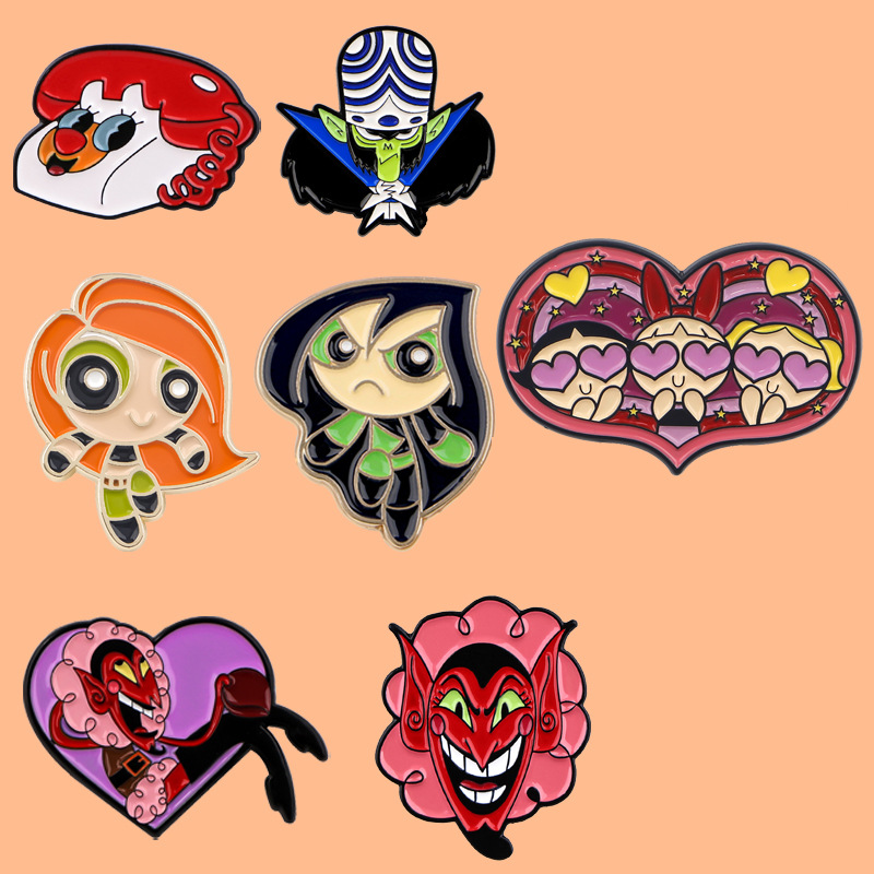 The Powerpuff Girls anime pin