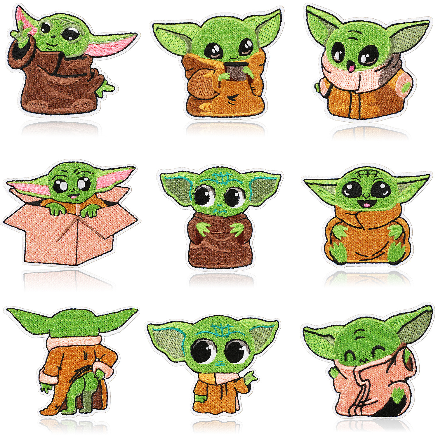 Star Wars anime anime embroidered fabric patch 10pcs a set