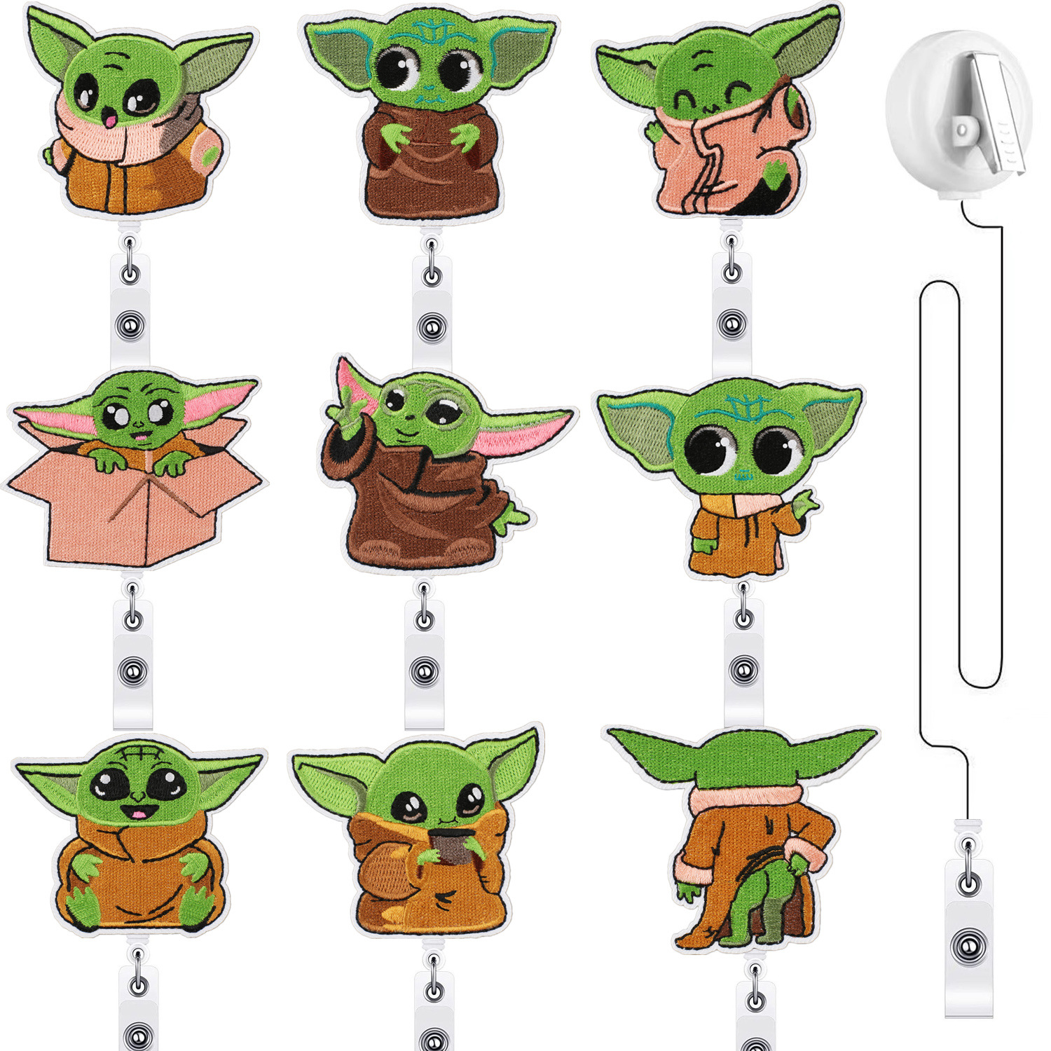 Star Wars anime embroidered easy pull buckle