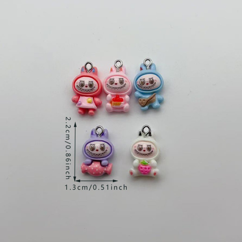 Labubu anime pendant 10pcs a set