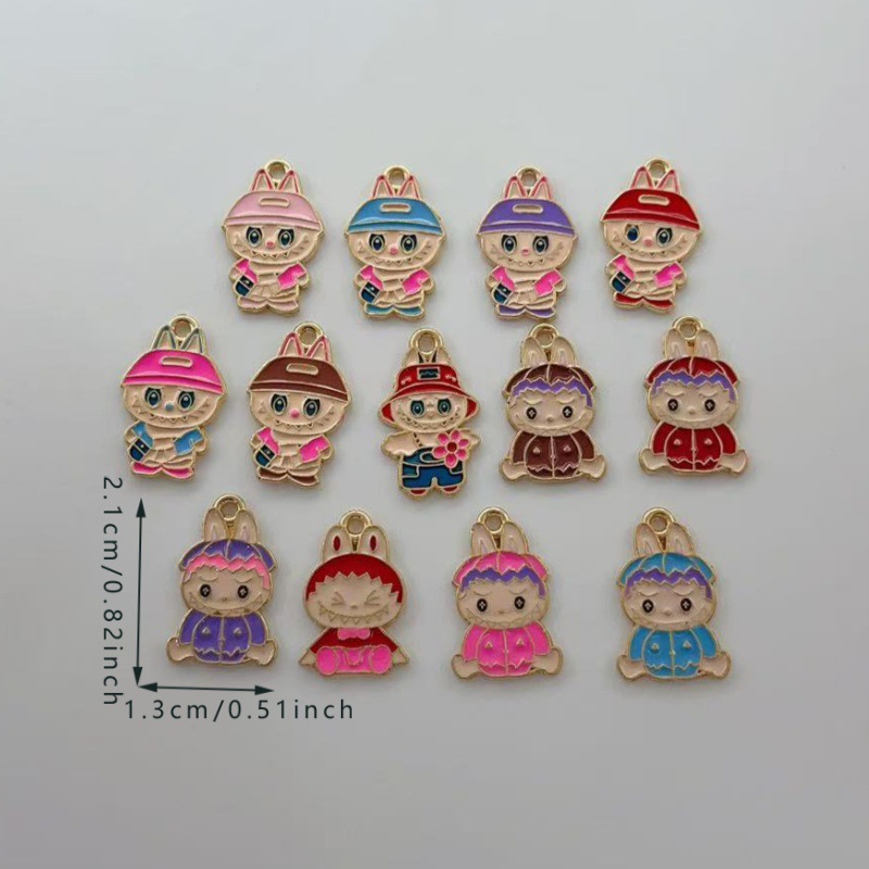 Labubu anime pendant 10pcs a set