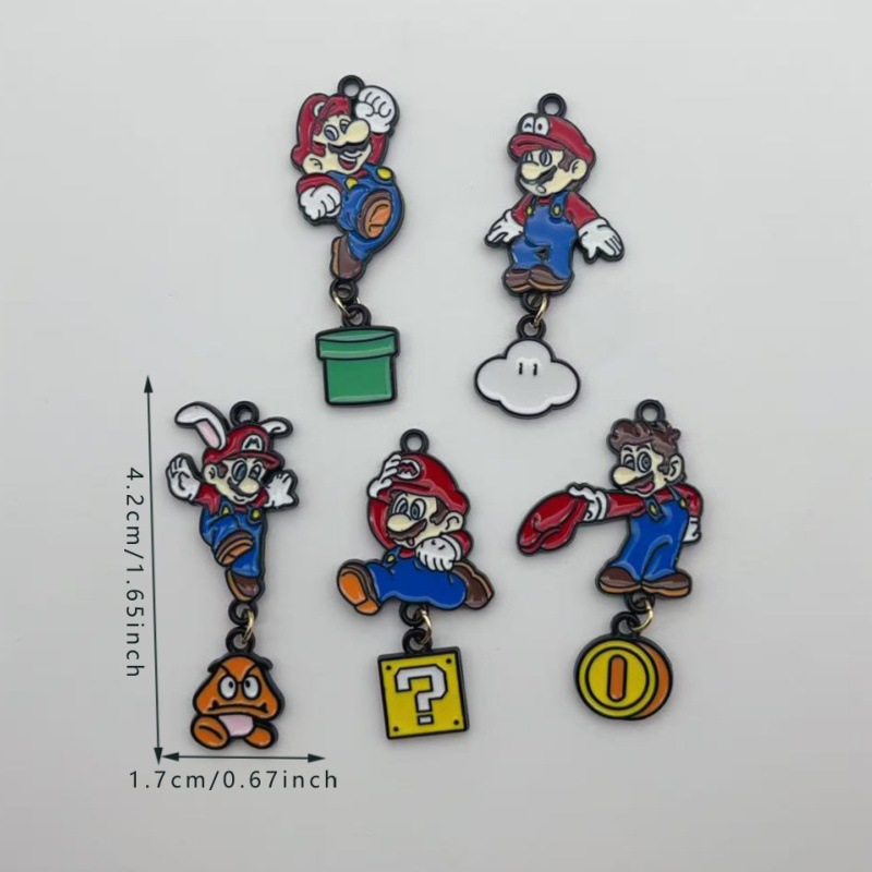 Super Mario anime pendant 10pcs a set