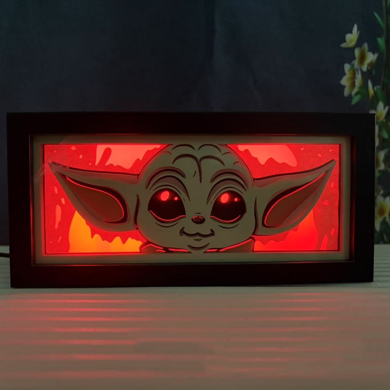 Star Wars anime light lamp RGB remote control