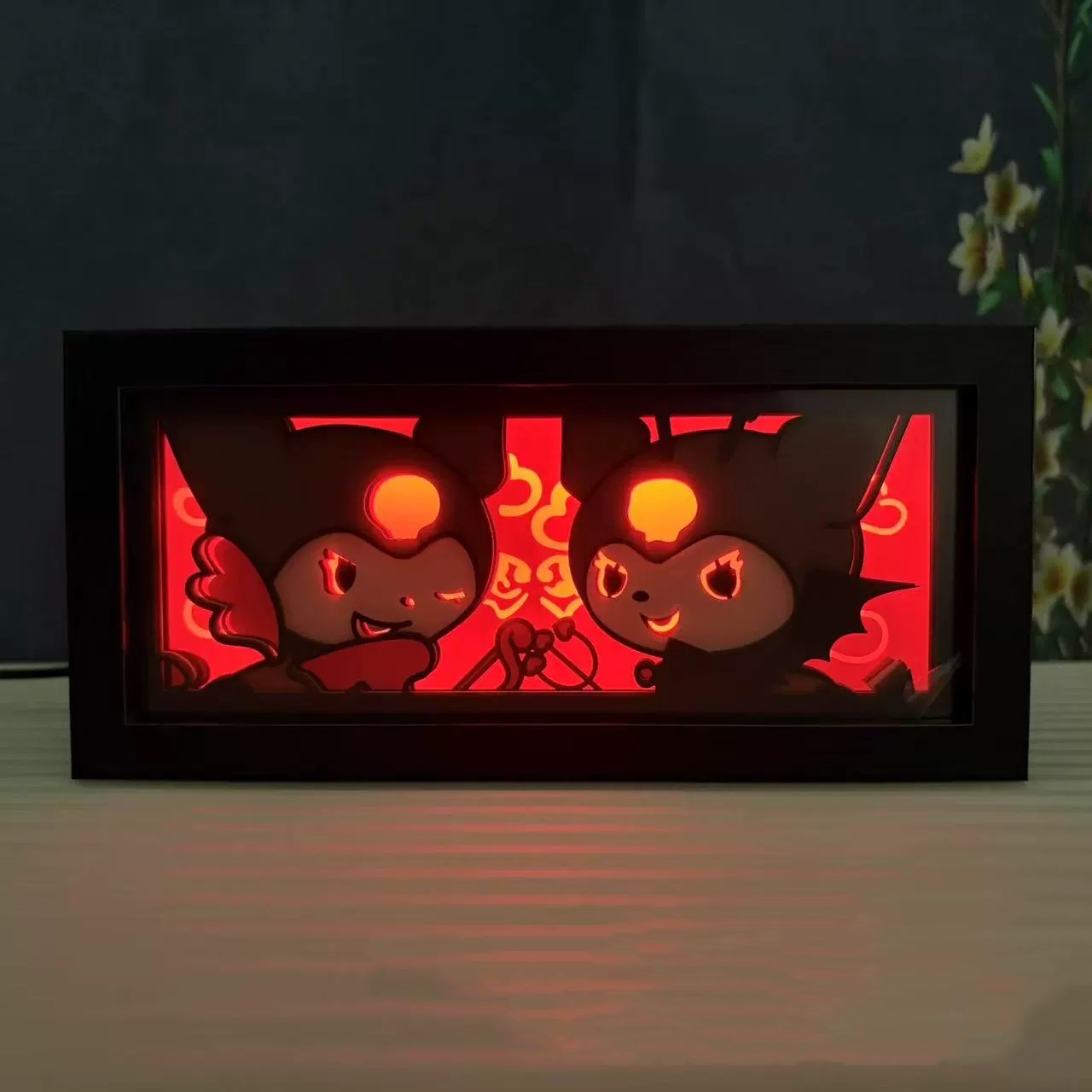 Kuromi anime light lamp RGB remote control