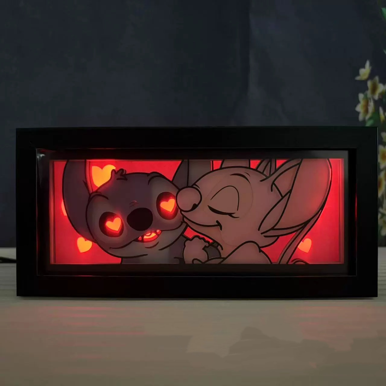 stitch anime light lamp RGB remote control