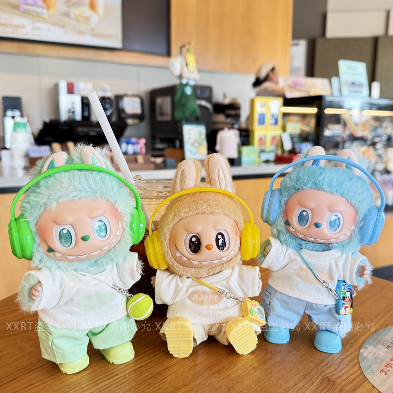 Labubu anime 17cm doll change clothes (only clothes)