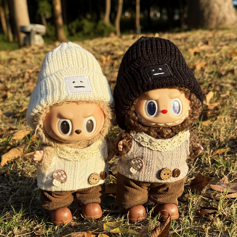 Labubu anime 17cm doll change clothes (only clothes)