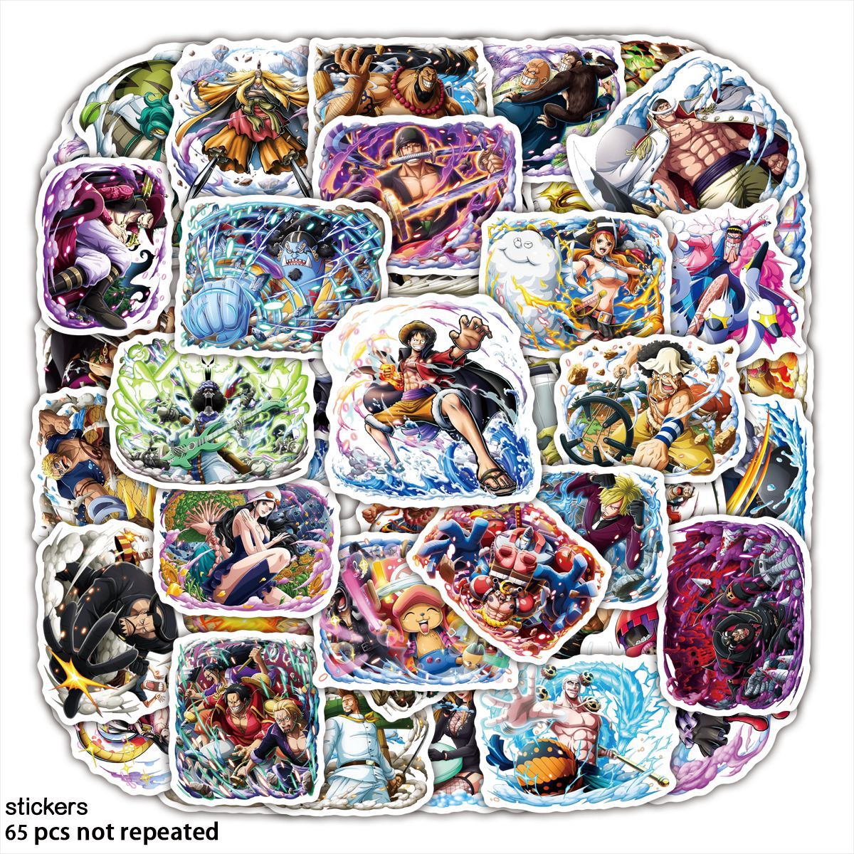One Piece anime stickers 65pcs a set