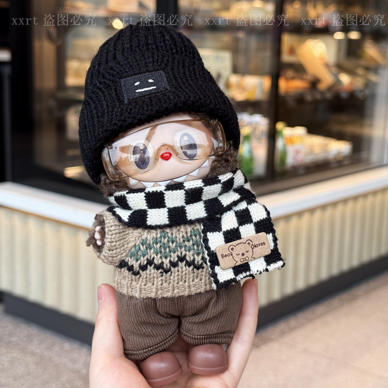 Labubu anime 17cm doll change clothes (only clothes)