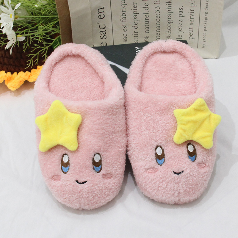Kirby anime plush slippers ( one size 35-40 )
