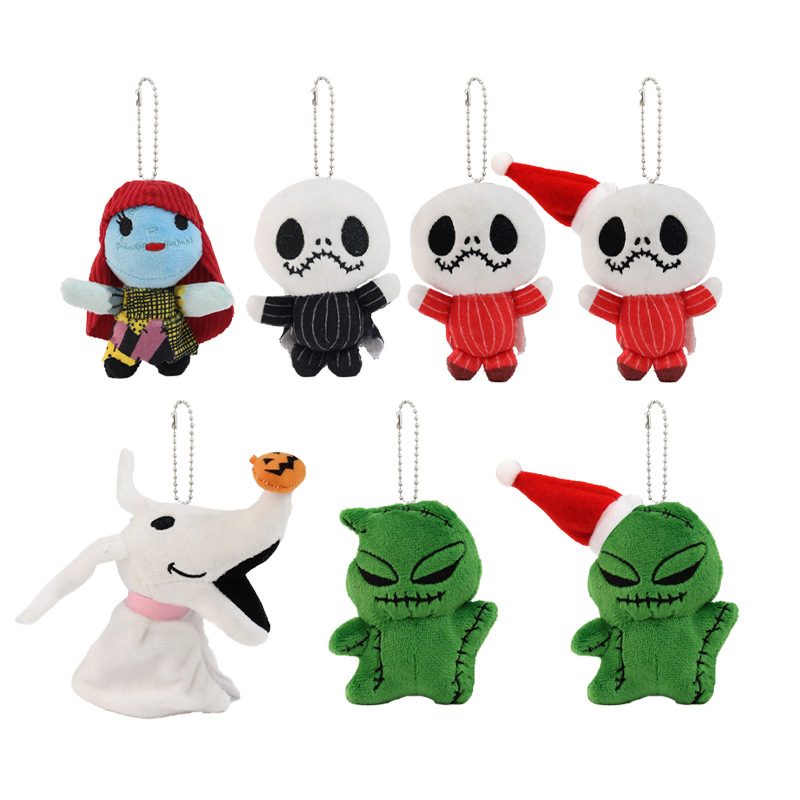 The Nightmare Before Christmas anime plush toy 11*5*4cm 3pcs a set