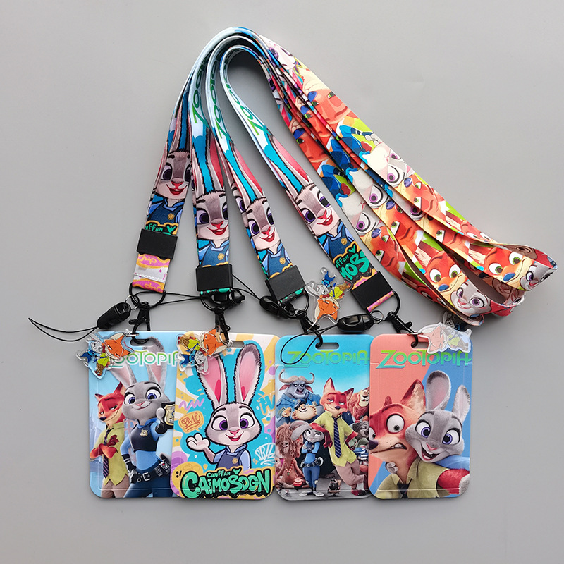Zootopia anime lanyard phonestrap7*11cm price for 10 pcs