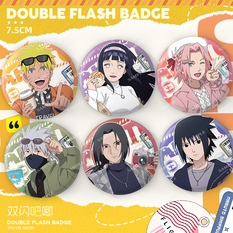 Naruto anime pin 75mm