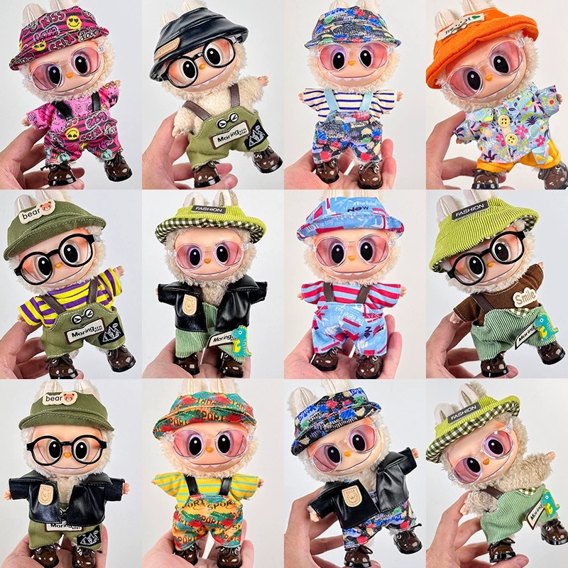 Labubu anime 17cm doll change clothes (only clothes)