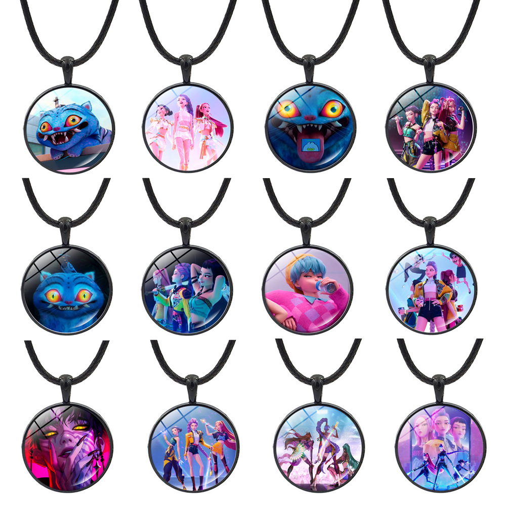 Kpop demon hunters anime keychain