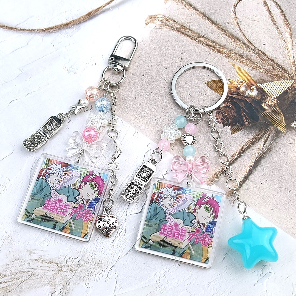 Kpop demon hunters anime keychain