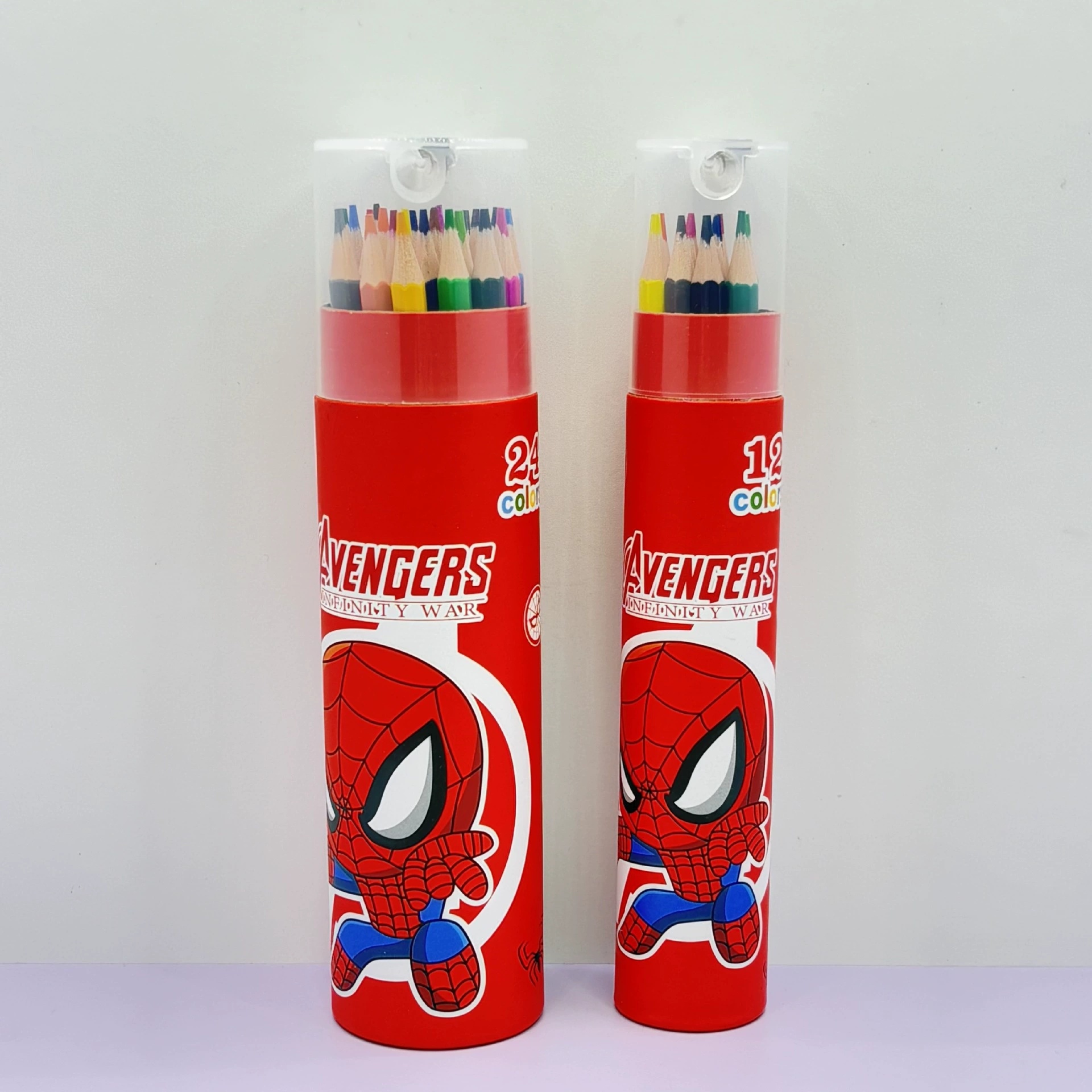 spider man anime colored pencil set 24 pcs a set
