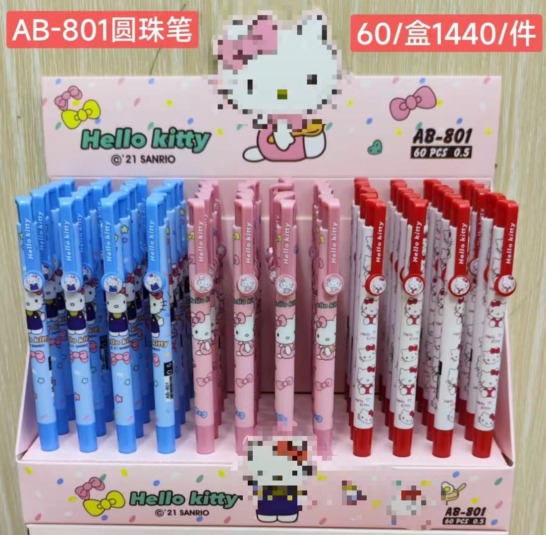 hello kitty anime neutral pen 60pcs a set