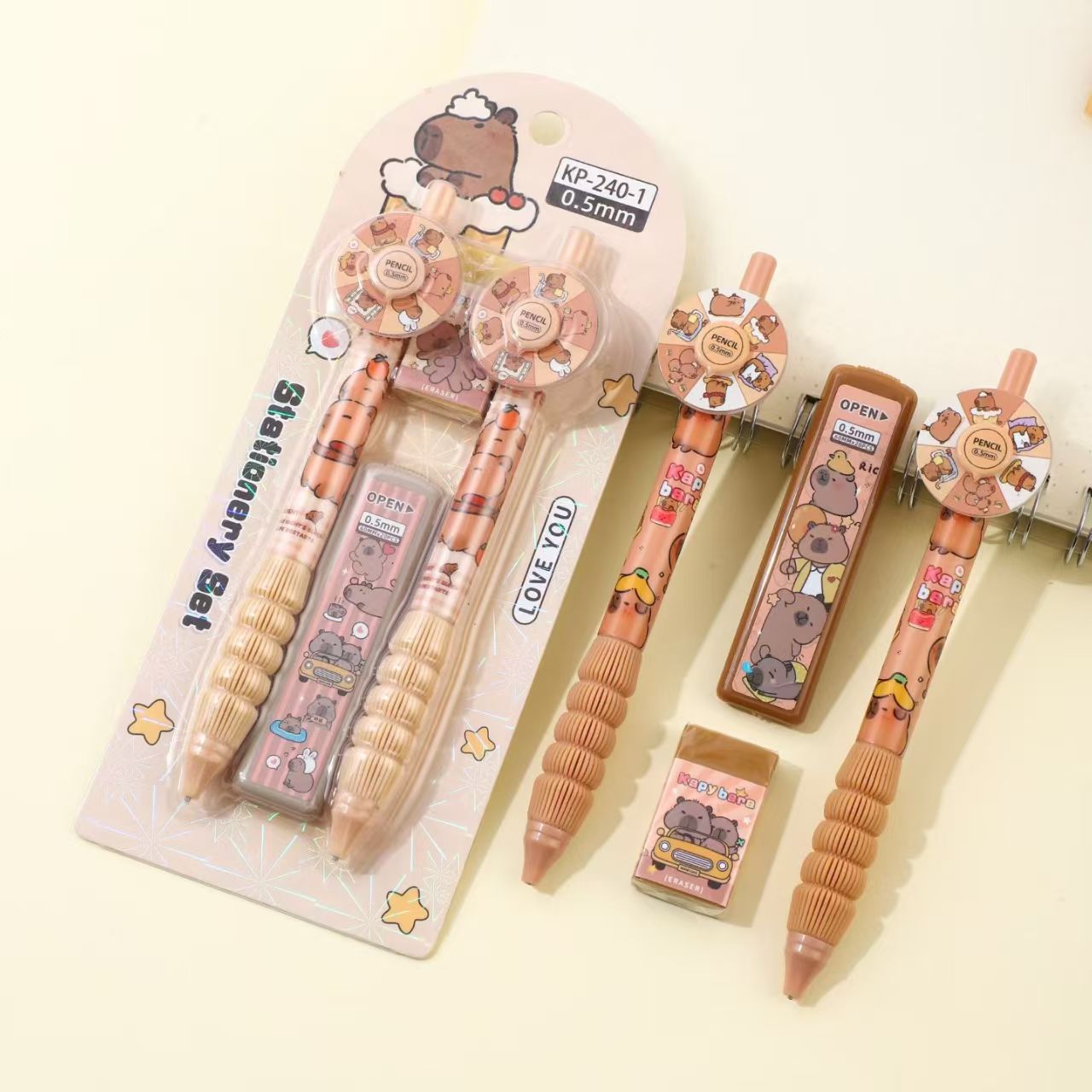 Capybara anime pencil 24pcs a set
