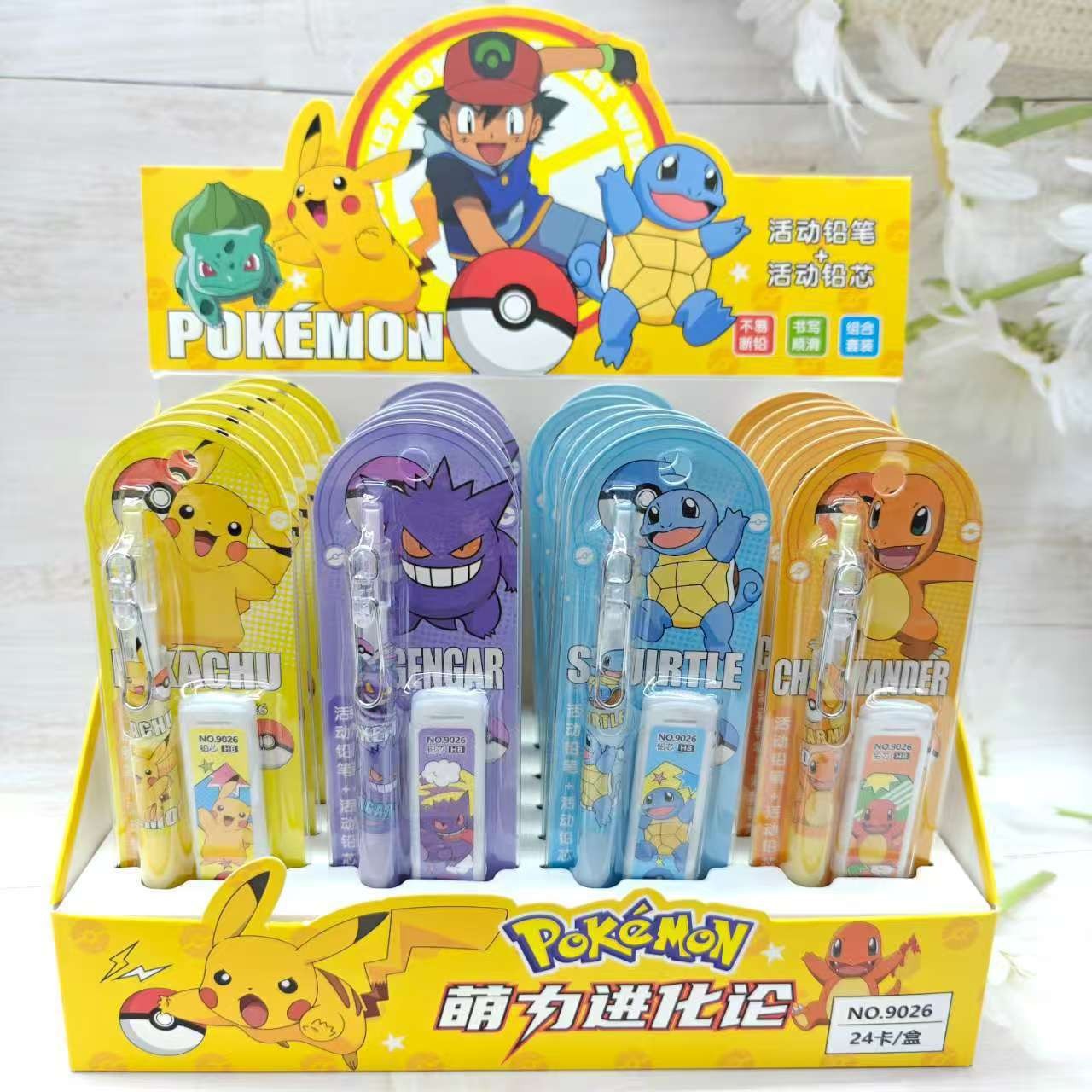 Pokemon anime Pencil lead set 24pcs a set