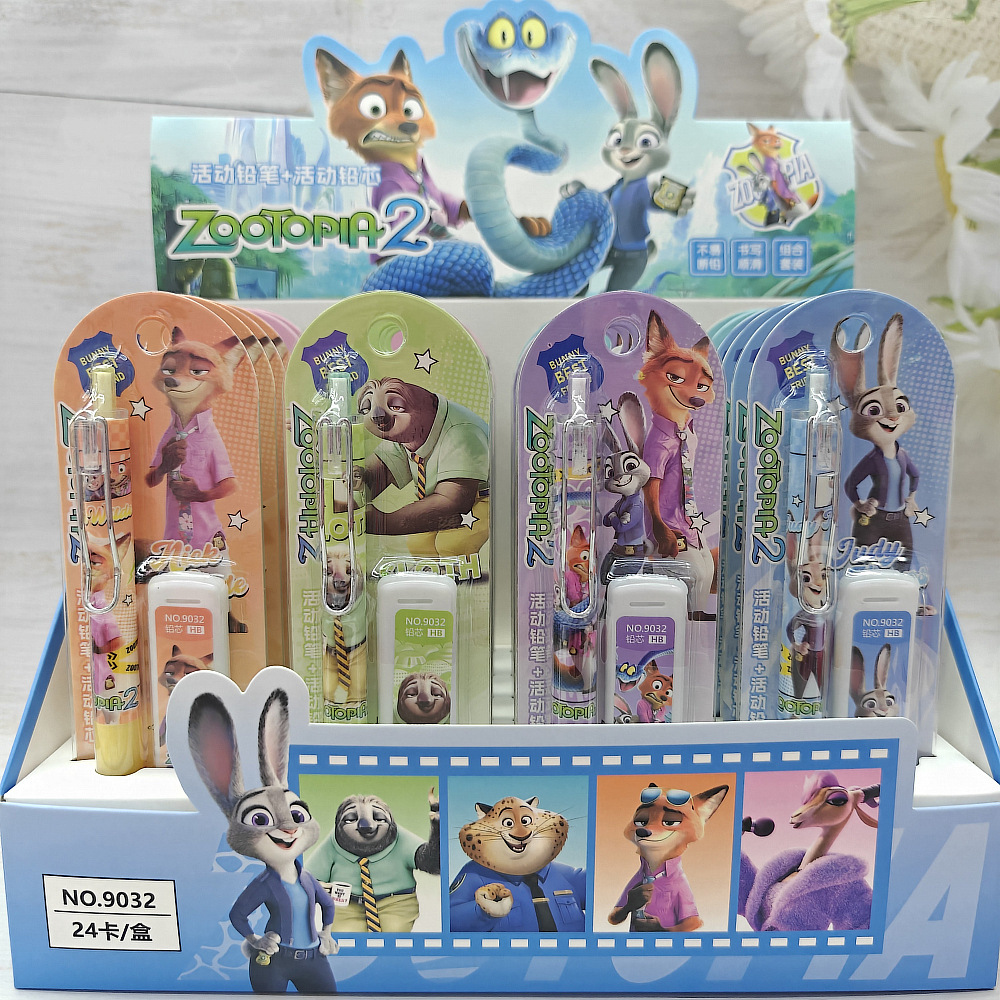 Zootopia anime Pencil lead set 24pcs a set