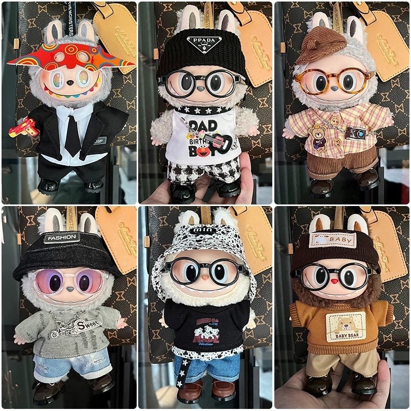 Labubu anime 17cm doll change clothes (only clothes)