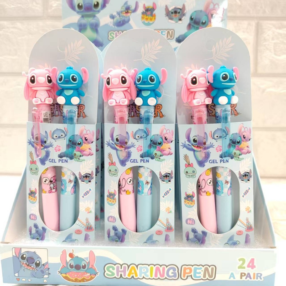 stitch anime neutral pen 24pcs a set
