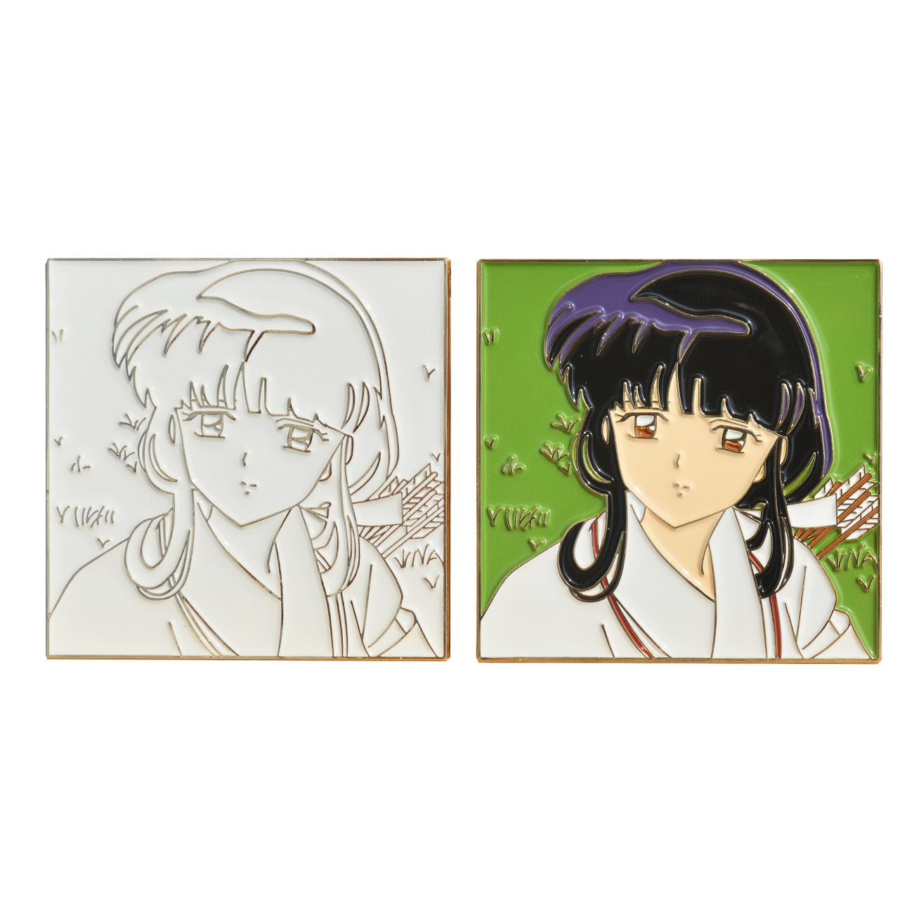 Inuyasha anime pin 3pcs a set