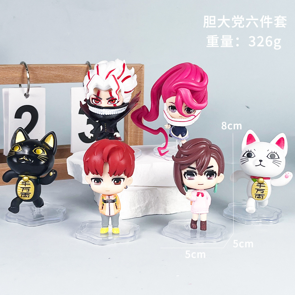 dandadan anime figure 6pcs a set