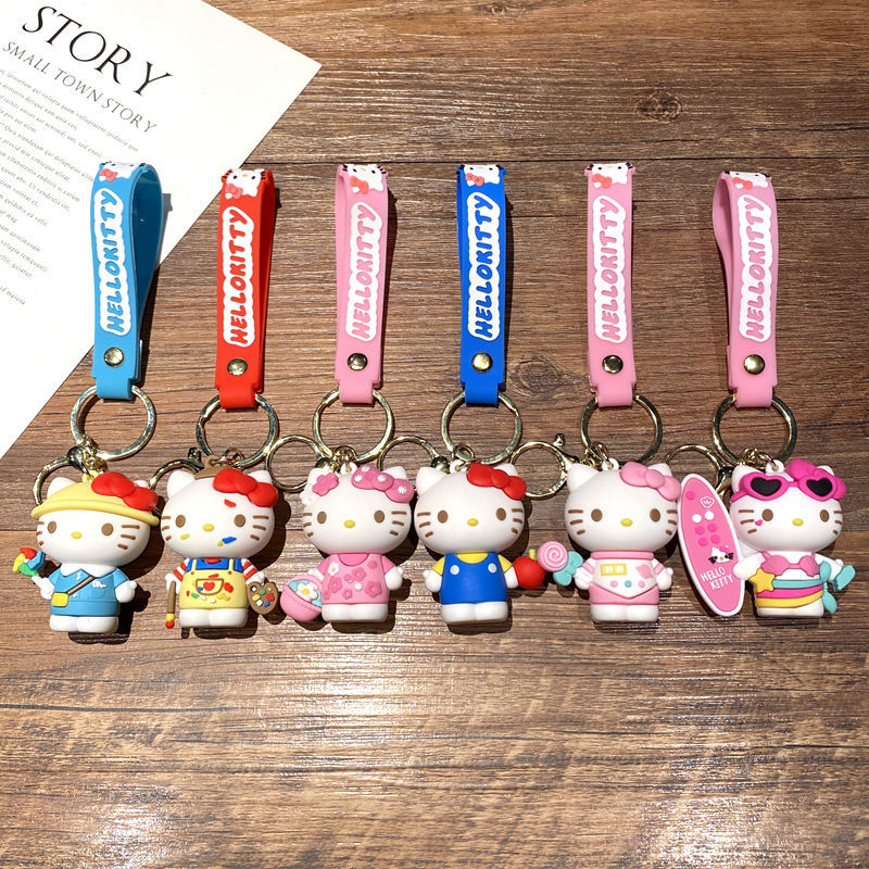 hello kitty anime keychain