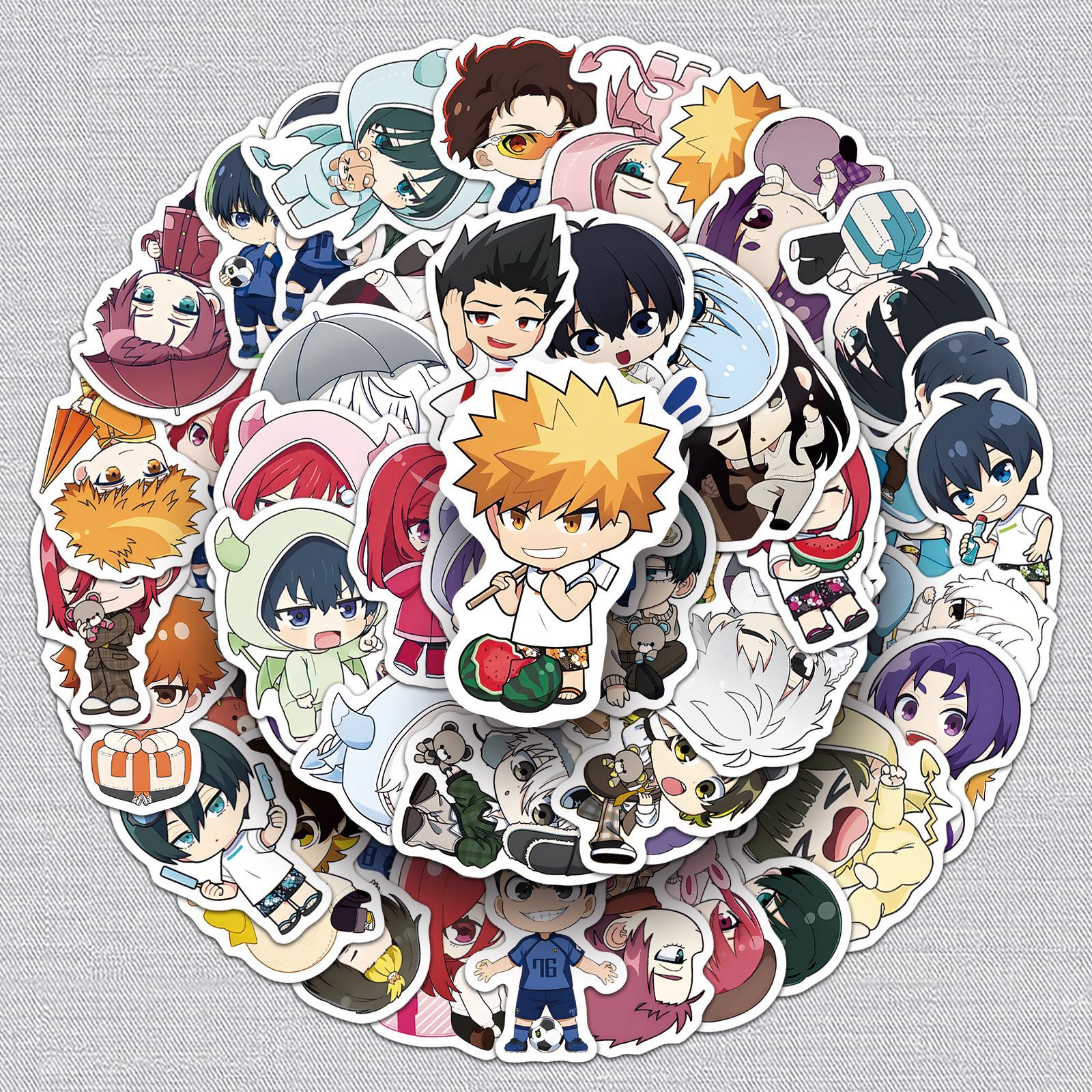 Blue Lock anime waterproof stickers 50pcs a set