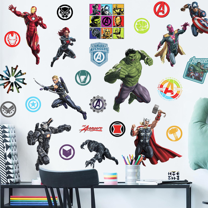 Avengers anime 3D stickers
