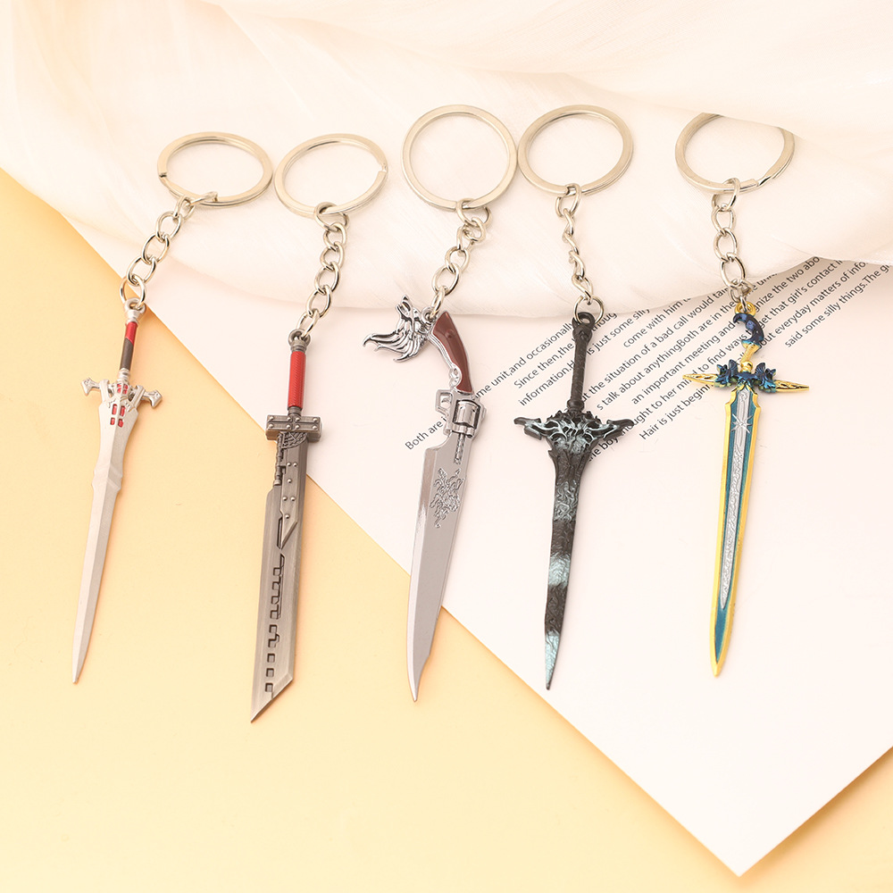 final fantasy anime keychain