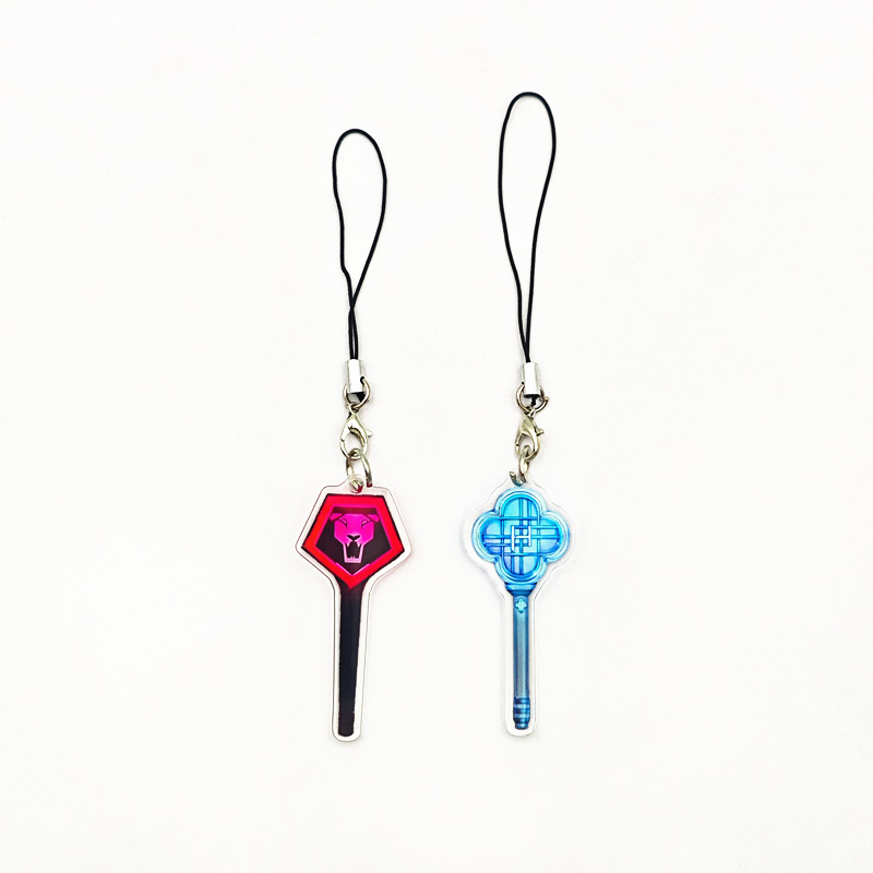 Kpop demon hunters anime keychain