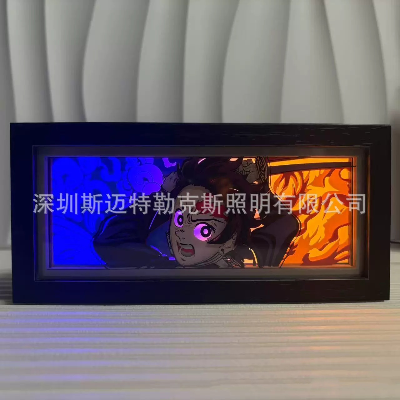 Demon slayer kimets anime light lamp