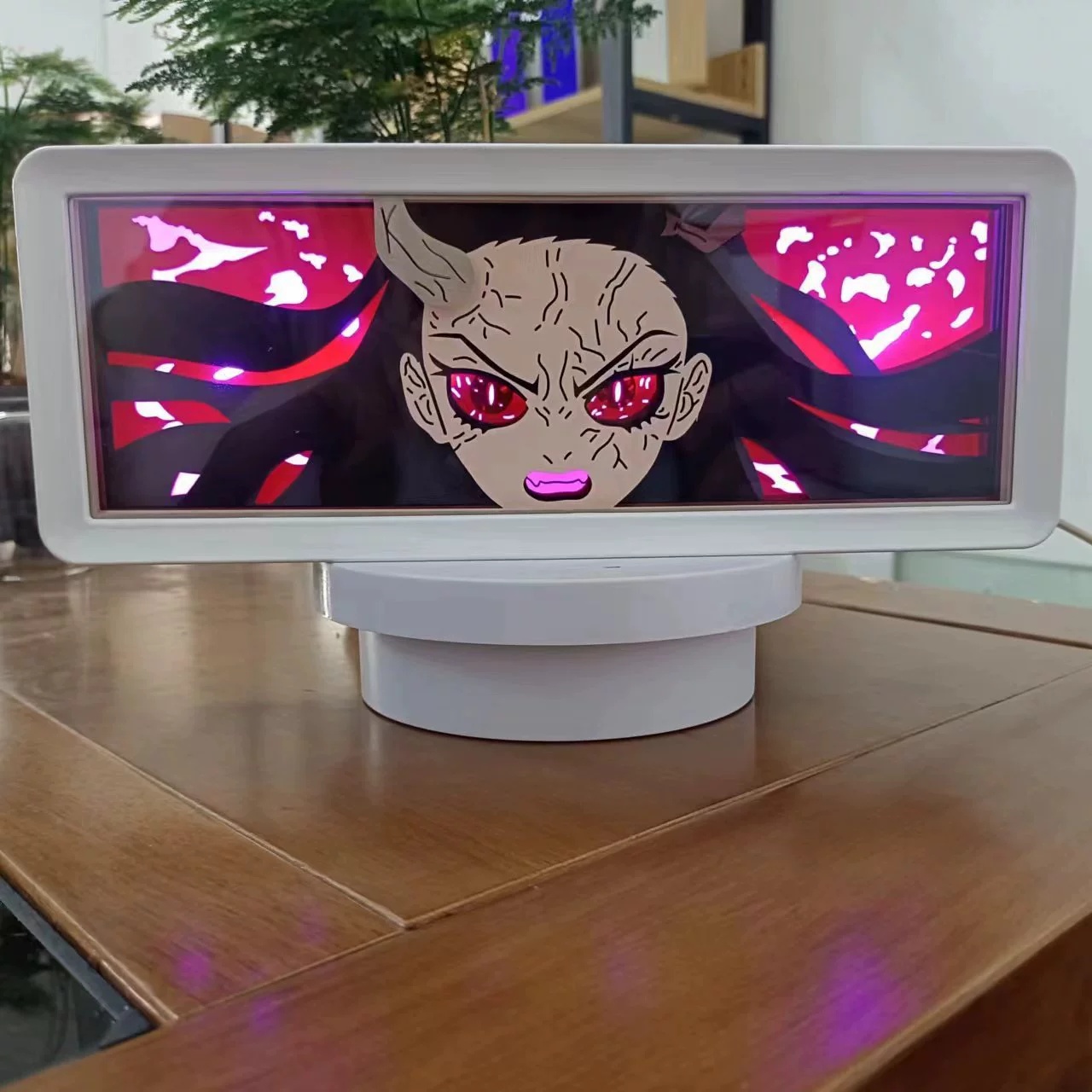 Demon slayer kimets anime light lamp