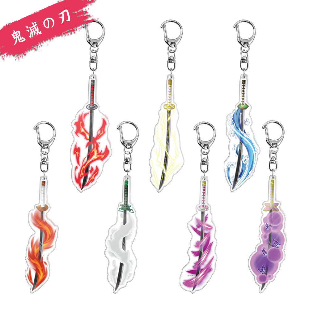 Demon slayer kimets anime keychain