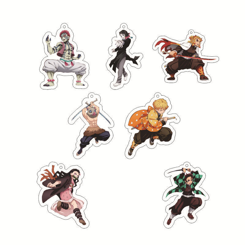 Demon slayer kimets anime keychain