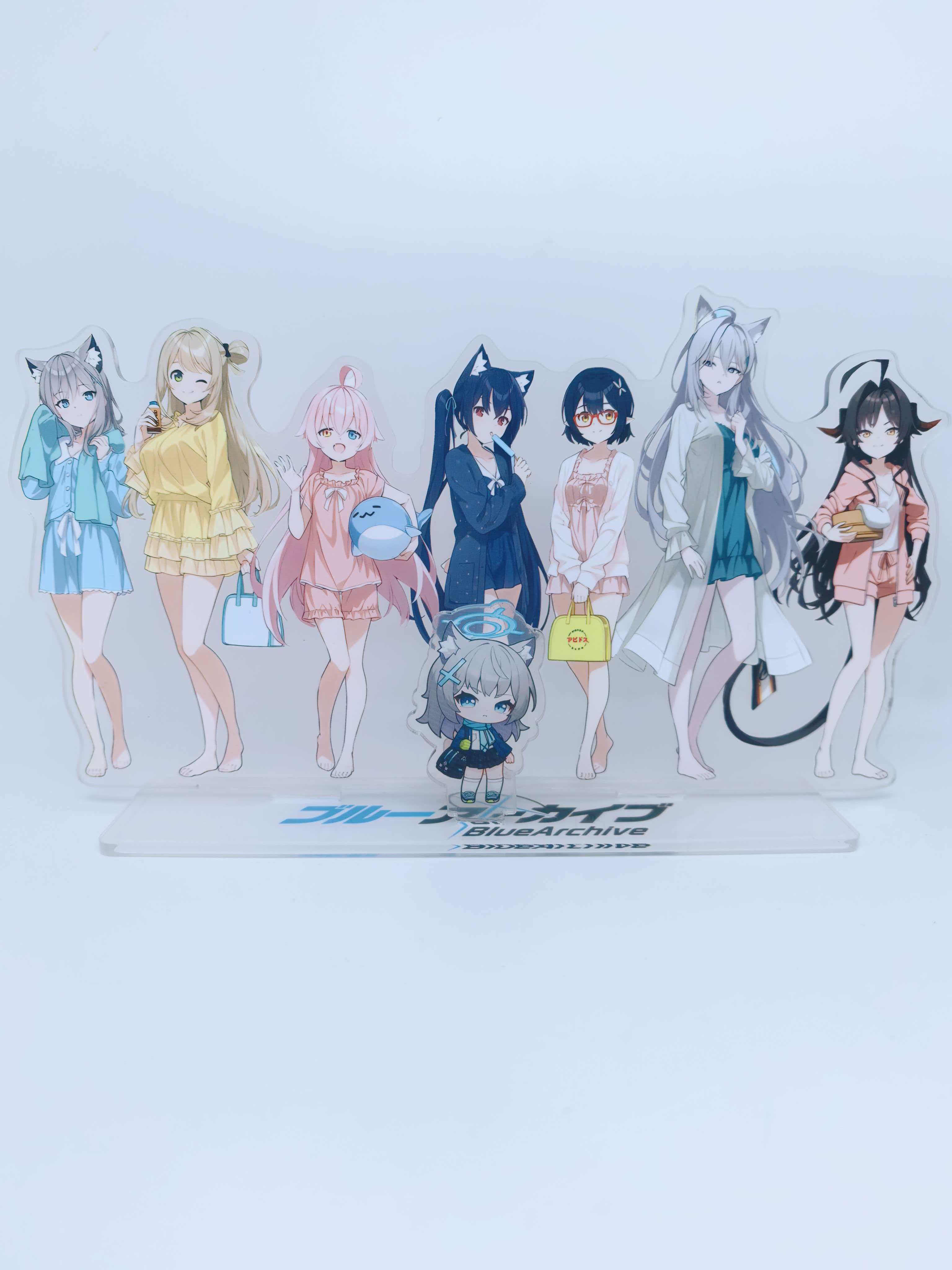 Blue archive anime standing plate