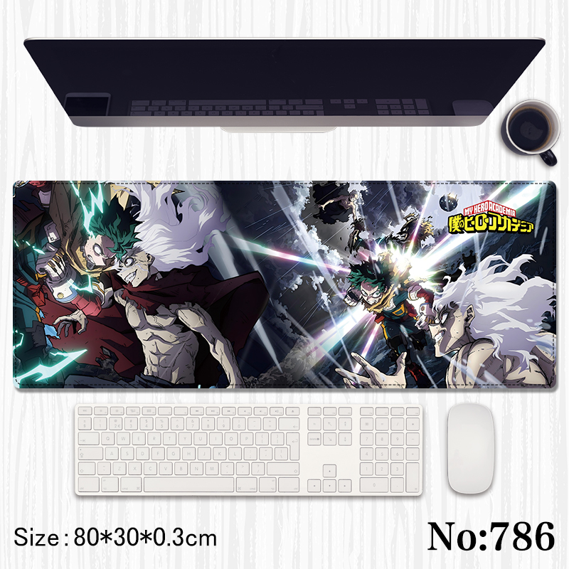 My Hero Academia anime Mouse pad 80*30*0.3cm
