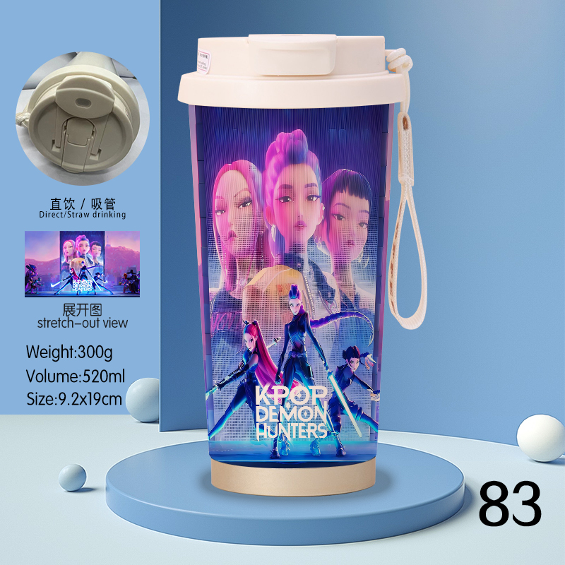 Kpop demon hunters anime coffee cup