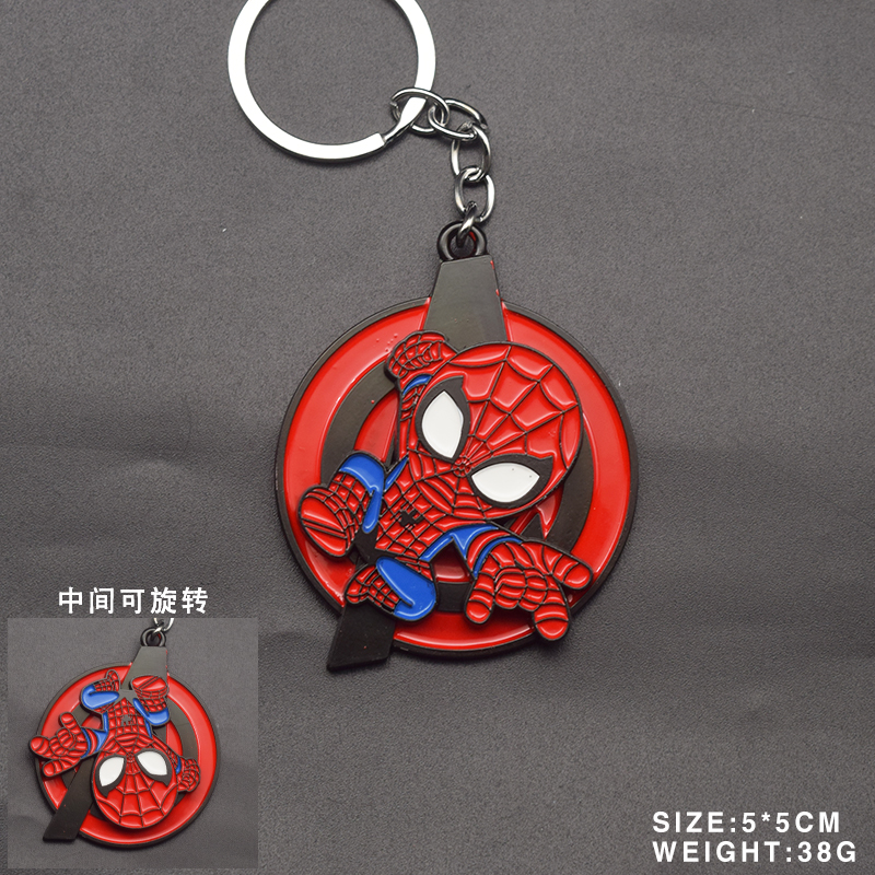 spider man anime keychain