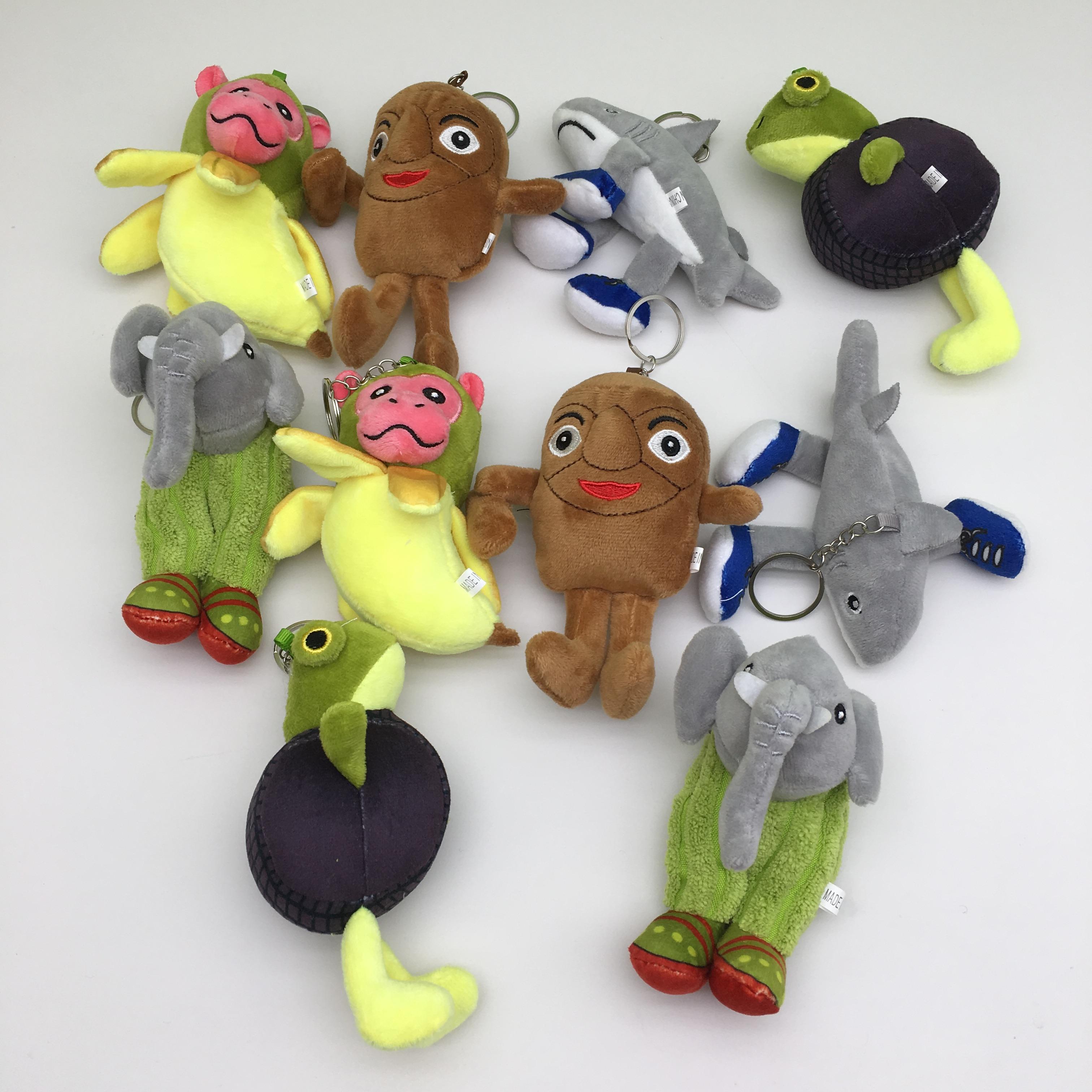 tungtungsahur anime Plush toy 13cm 10pcs a set