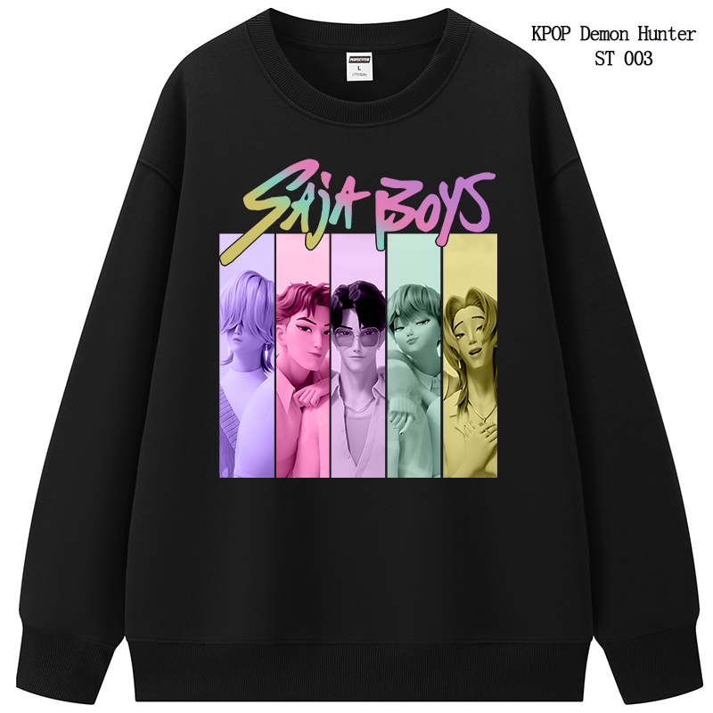 Kpop demon hunters anime hoodie