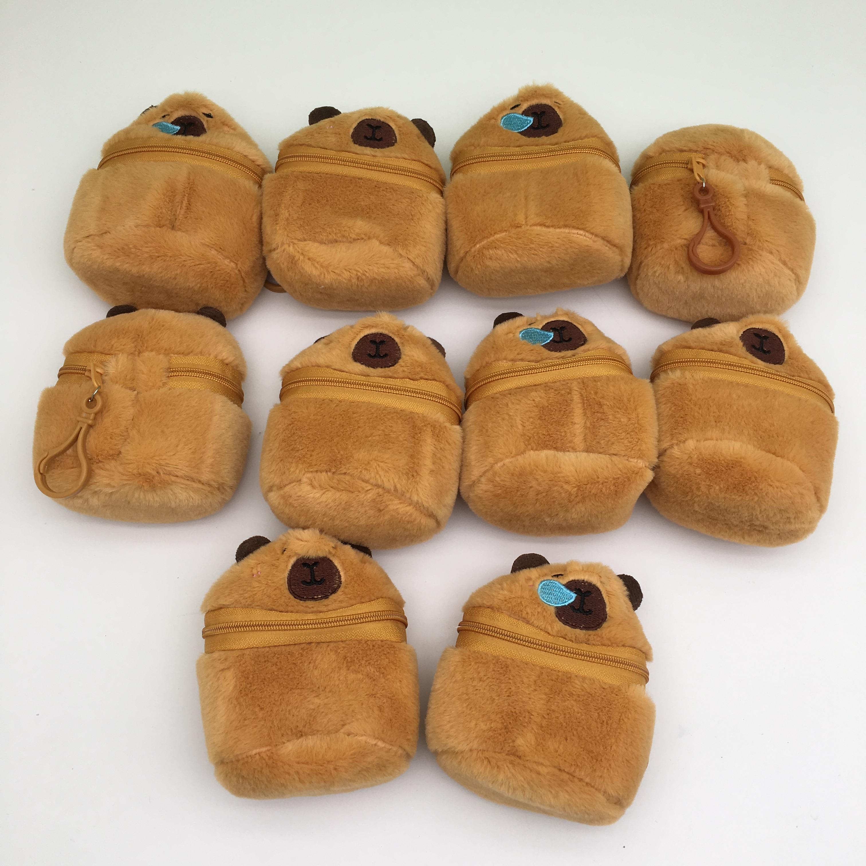 Capybara anime Plush bag 11cm 10pcs a set