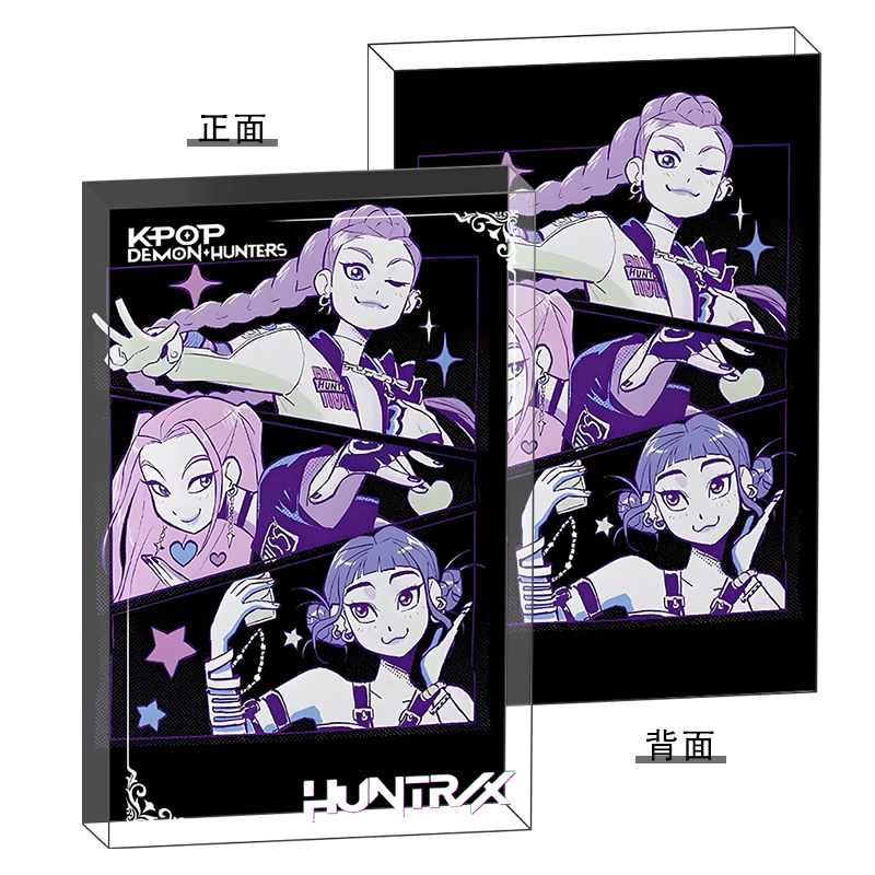 Kpop demon hunters anime standing plate