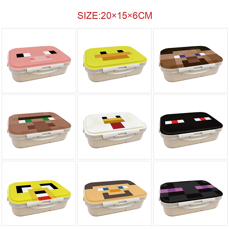 Minecraft anime lunch box
