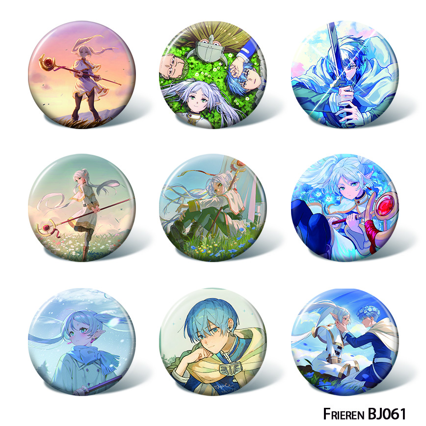 Sousou no Frieren anime pin 58mm set