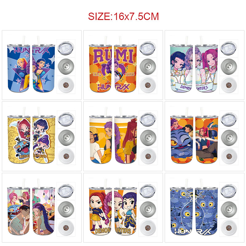 Kpop demon hunters anime vacuum cup